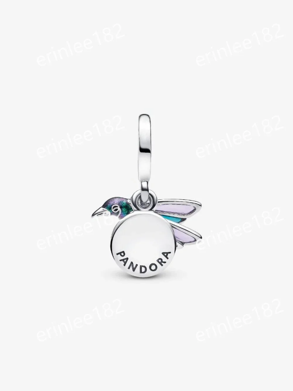 Pandora Hummingbird Double Dangle Charm